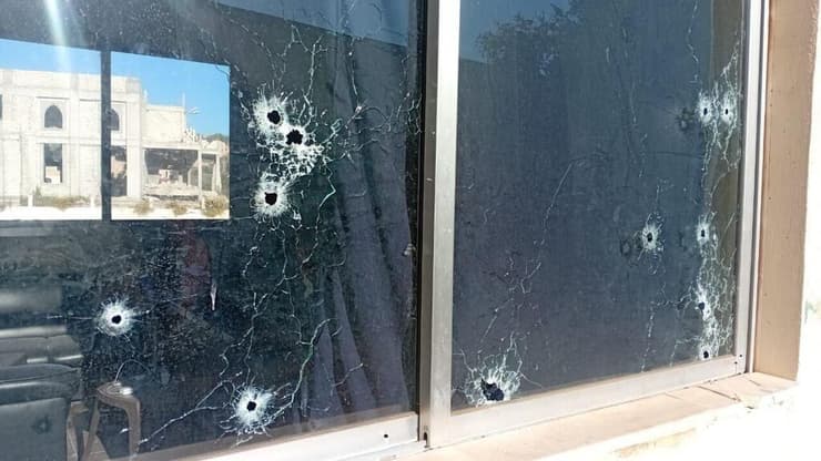 המבנה שבו טוענים בלבנון שצה"ל פעל בו מבנה ש צה"ל פעל בו הלילה בכפר בלידא בדרום לבנון בו נהרג עובד העירייה