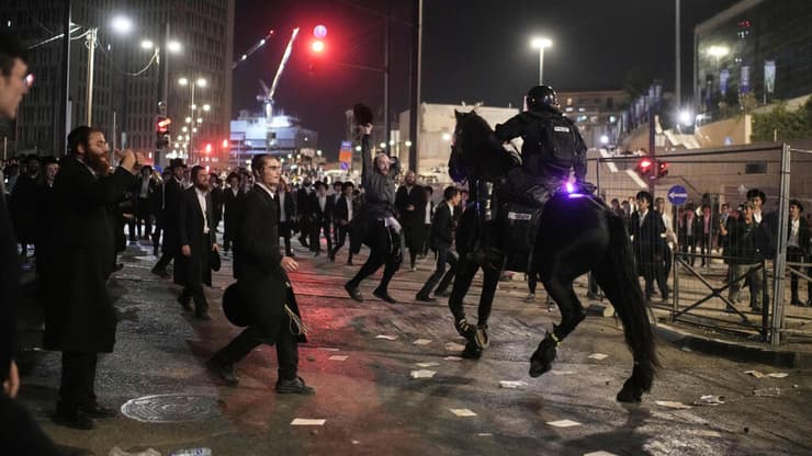 מחאת חרדים בירושלים