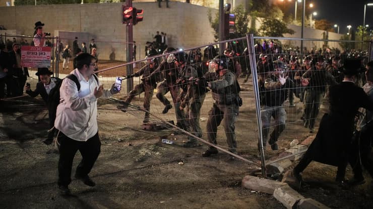 מחאת חרדים בירושלים