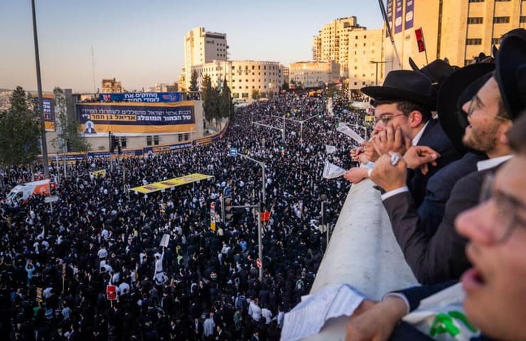 המונים חרדים בירושלים