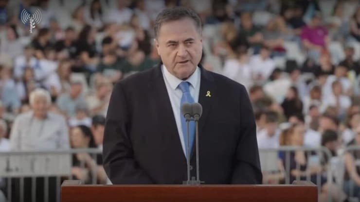 שר הביטחון בטקס: "החות'ים ישלמו מחיר יקר" (צילום: דובר צה"ל) ישראל כ"ץ