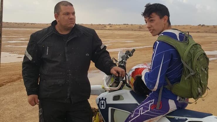 איתי נחמיאס ז"ל ואביו עודד. "כל סיבוב גלגל הוא רגע שאני מקדיש לאיתי שלי"    