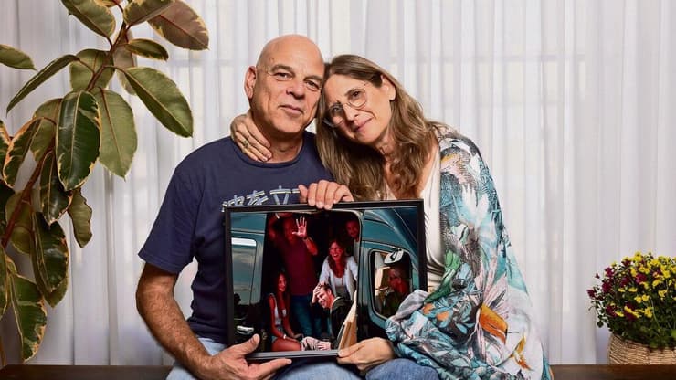 "המדינה נותנת את הבסיס של הבסיס". עידית וקובי אהל (צילום: עוז מועלם) yk14565431