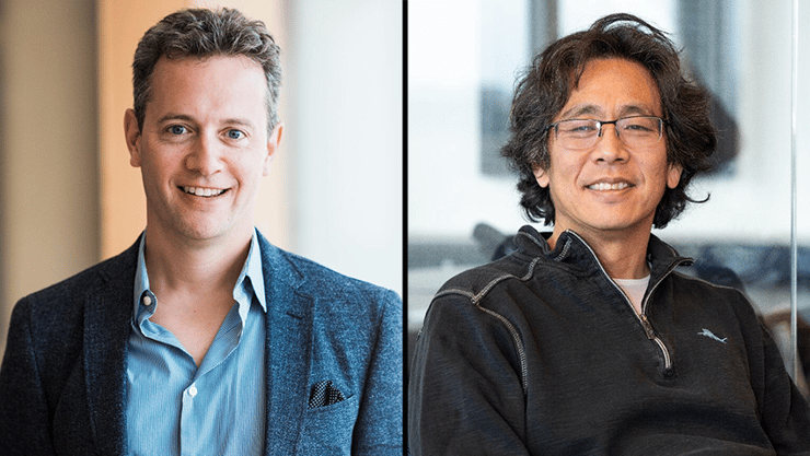 מימין: מייקל וואשינושי, מנכ"ל משותף,  סטיוארט ליונס, מנכ"ל משותף חברת בירד