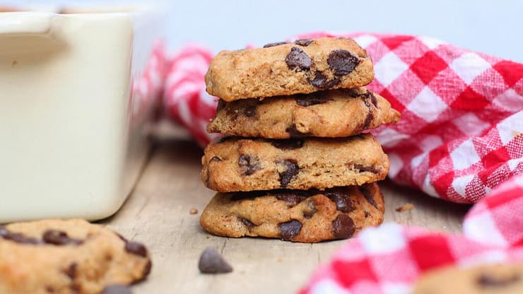 עוגיות שוקולד צ'יפס מקמח כוסמין
