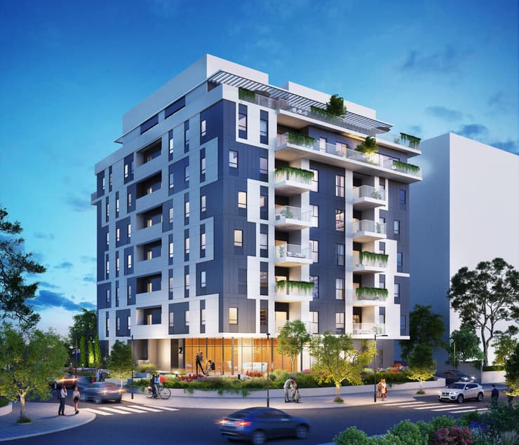 הדמיית פרויקט גדעון 2 של קבוצת גבאי ברמת השרון (הדמיה: קבוצת גבאי ) הדמיית פרויקט גדעון 2 של קבוצת גבאי ברמת השרון