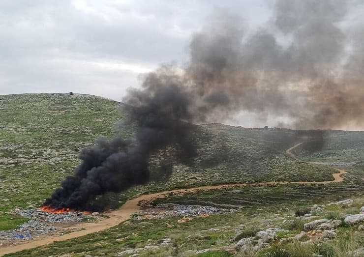 שריפת פסולת ברנתיס