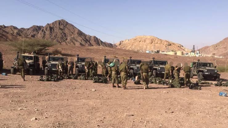 אימונים של סיירת רימון 