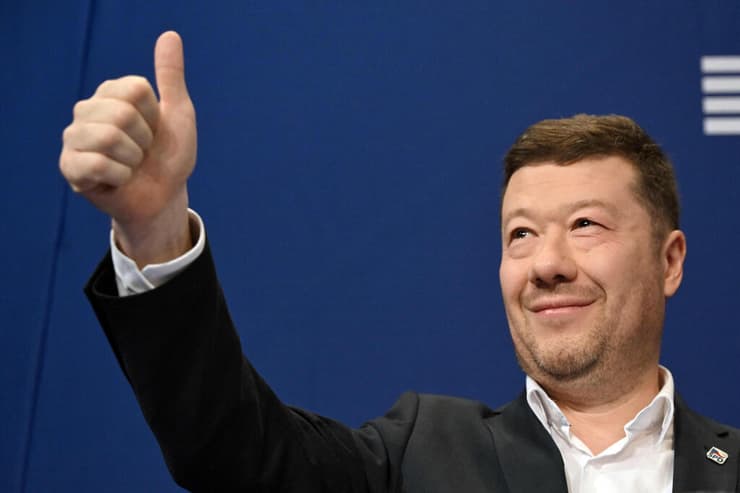 צ'כיה מנהיג מפלגת הימין הקיצוני SPD טומיו אוקאמורה