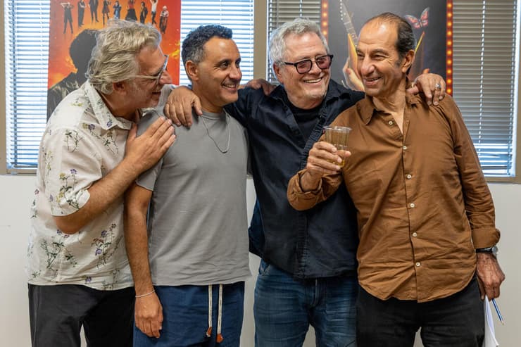 שלמה ארצי עם ששון גבאי, יניב ביטון וליאור אשכנזי