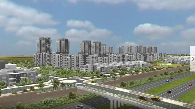  הדמיה של שכונת נאות אפק בקריית ביאליק