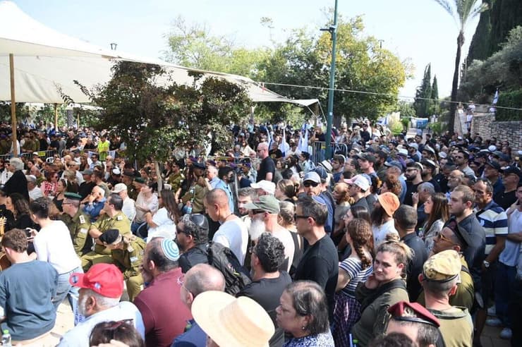 צילום: יאיר שגיא הלווייתו של אל"מ אסף חממי ז"ל