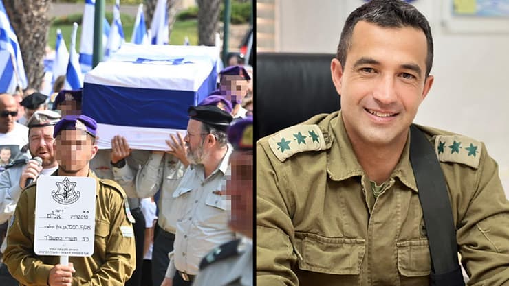 הלווייתו של אל"מ אסף חממי אחרי החזרת גופתו מהשבי (צילום: יאיר שיגא) הלווייתו של אל"מ אסף חממי ז"ל