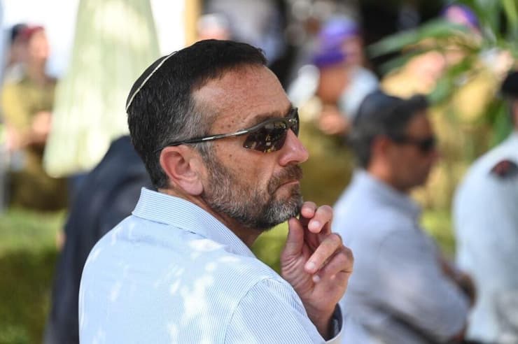 הרמטכ"ל לשעבר הלוי בהלוויה (צילום: יאיר שגיא) הלווייתו של אל"מ אסף חממי ז"ל