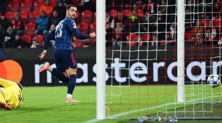 מיקל מרינו מבקיע שער (IMAGO) מיקל מרינו מבקיע שער