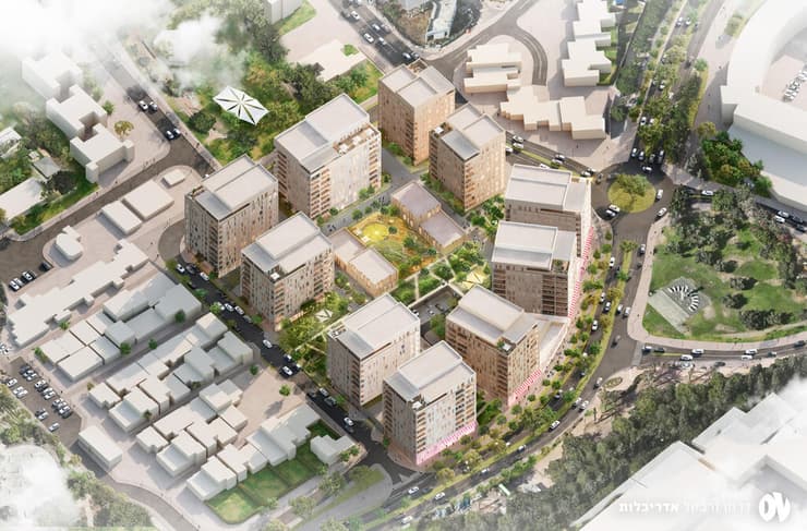 מתחם הפלמח בשדרות (הדמיה: דרמן ורבקל אדריכלות) מתחם הפלמח בשדרות