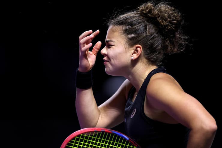 הגיעה לסוף הדרך. פאוליני (צילום: Matthew Stockman/Getty Images for WTA) קוקו גוף מנצחת את ג'סמין פאוליני במחזור השני של אליפות גמר הסבב בריאד