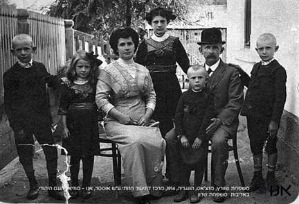 משפחת שוורץ, הונגריה, 1914