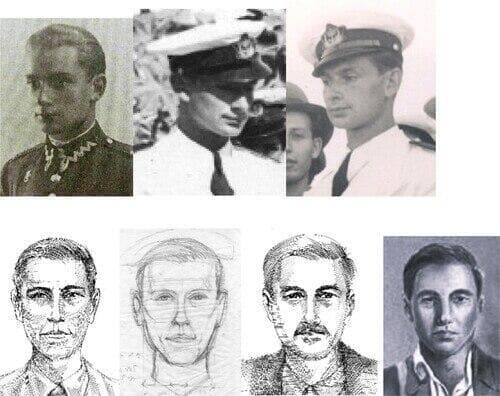 דמותו של פאבל מהקלסתרונים ועד לתמונה מהתיק הצבאי (למעלה משמאל) ומהאוניה שרה א' .