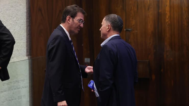 יולי אדלשטיין ובועז ביסמוט