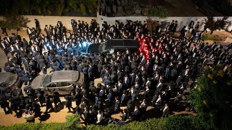 קבלת פנים לתלמיד ישיבת 'עטרת שלמה' ששוחרר מהכלא הצבאי