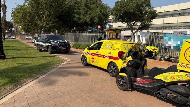 זירת הדקירה בבית ספר באשדוד