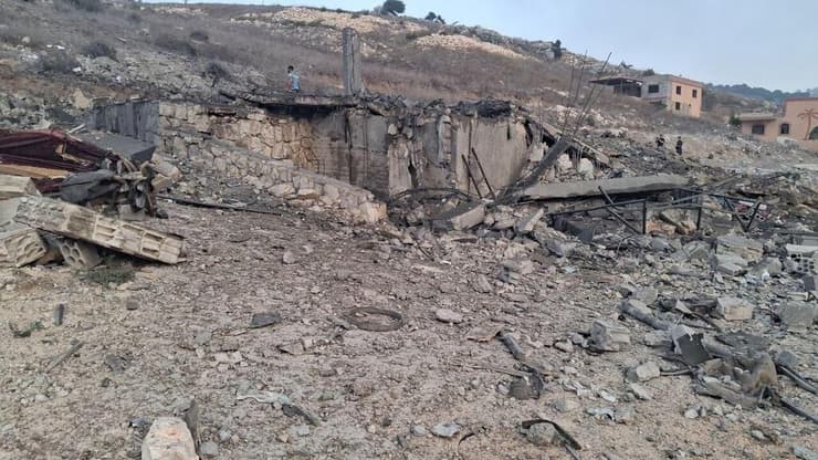 הנזקים בעקבות התקיפה בלבנון