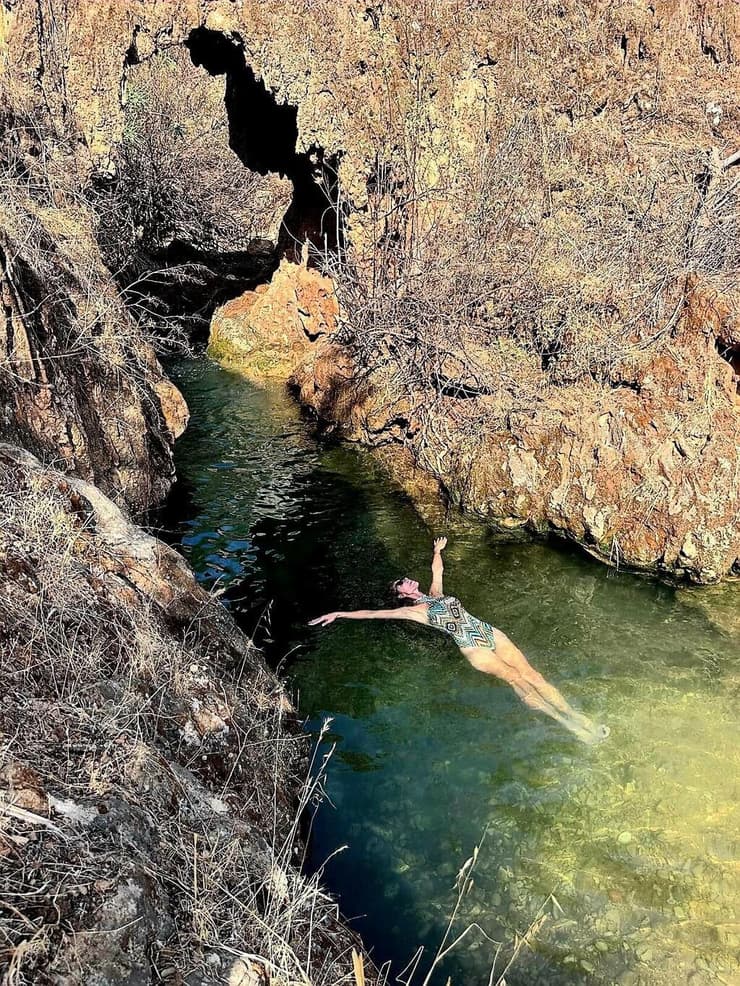 עדיין חם מספיק בשביל טבילה