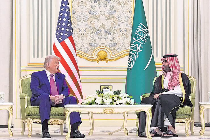 דונלד טראמפ ומוחמד בן סלמאן
