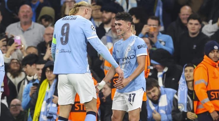 ארלינג בולאנד הולך לחגוג עם פיל פודן