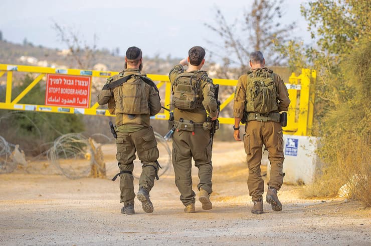 חיילים מגדוד המילואים של סיירת הנגב