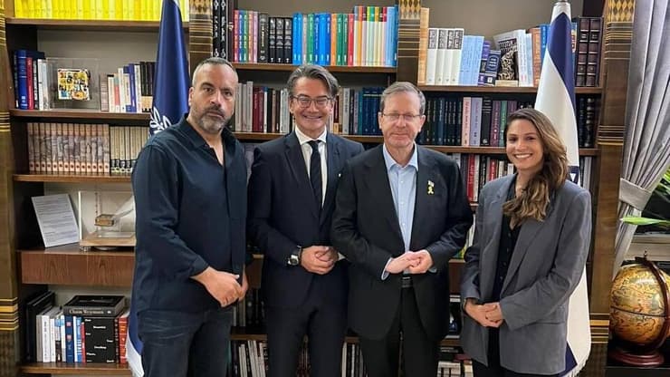 יו"ר תאגיד השידור האוסטרי, נשיא המדינה ובכירי כאן