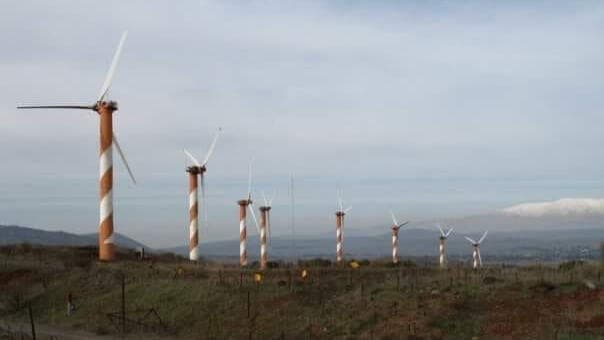טורבינות רוח ברמת הגולן