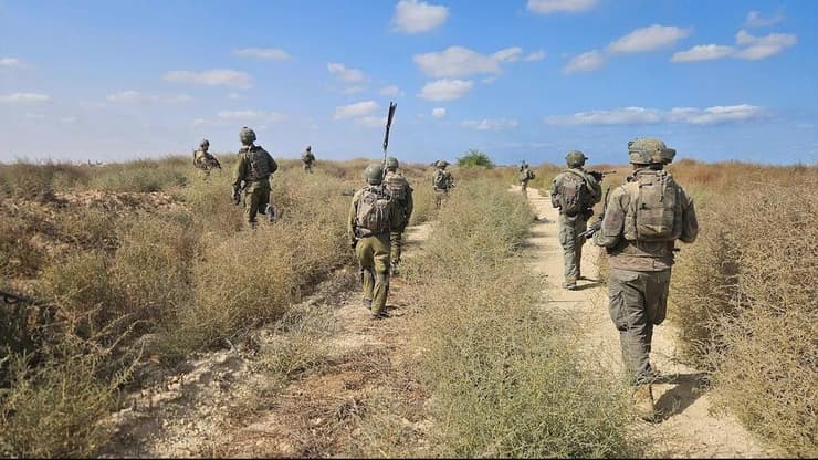 פעילות כוחות צוות הקרב של חטיבת הראל (10) במרחב הקו הצהוב בחאן יונס
