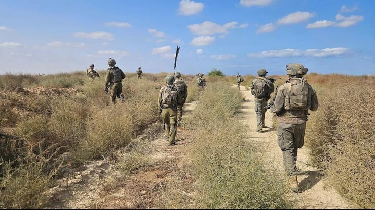 פעילות כוחות צוות הקרב של חטיבת הראל (10) במרחב הקו הצהוב בחאן יונס