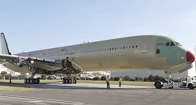 איירבוס A350-1000ULR נחשף לראשונה. עדיין ללא מנועים