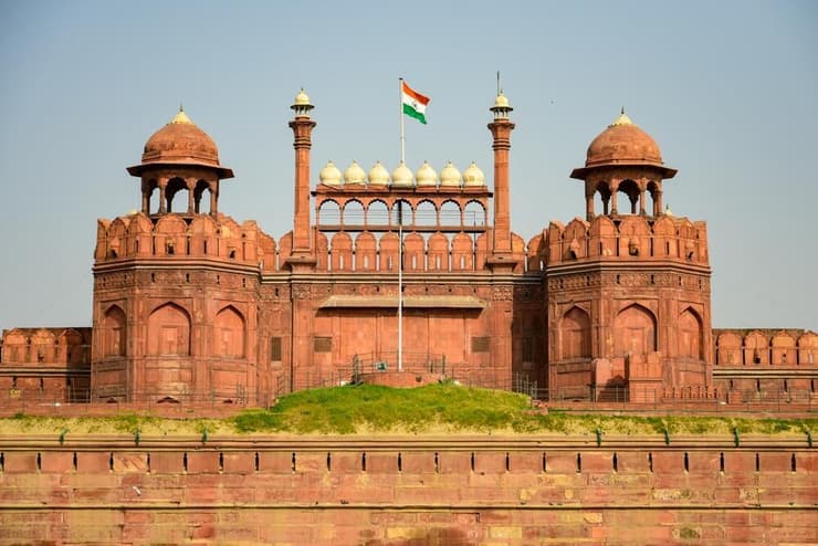 המצודה האדומה אילוסטרציה ארכיון דלהי הודו