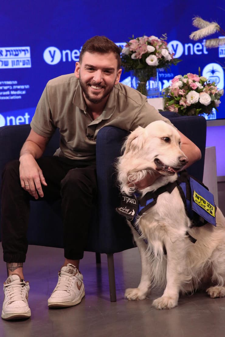 "הזנחה פושעת בנושא בריאות הנפש". וירש וחבר צמוד ( צילום: ריאן פרויס) ועידת הבריאות של קבוצת "ידיעות אחרונות"