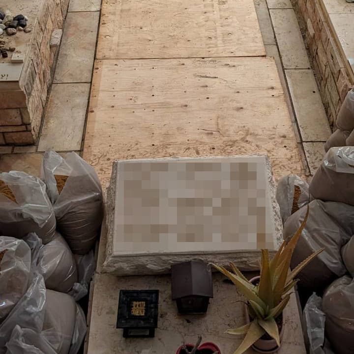 חלקת הקבר שבה יובא למנוחות הדר גולדין ז"ל