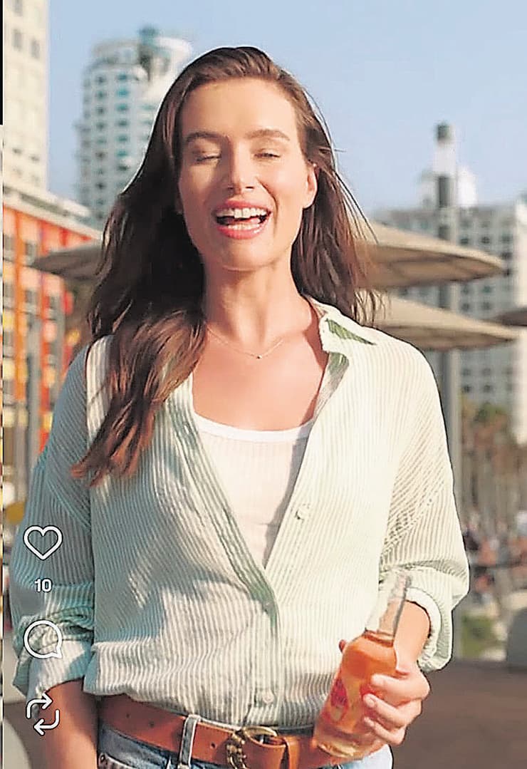 ניקולה וורד בקמפיין לסודה