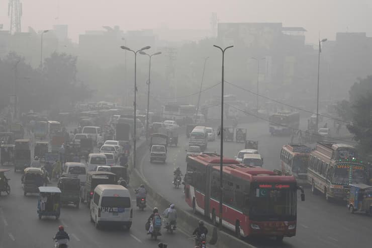 זיהום אוויר חמור בלאהור, העיר השנייה בגודלה בפקיסטן