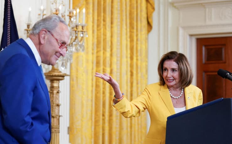 ארה"ב סנאט צ'אק שומר ננסי פלוסי