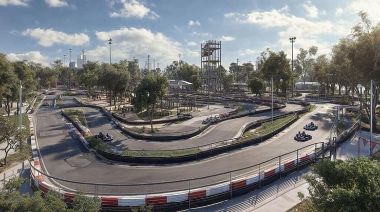 פארק שכונת הסופרים בעיר בני ברק (הדמיה: לוטוס הדמיות) פארק שכונת הסופרים בעיר בני ברק