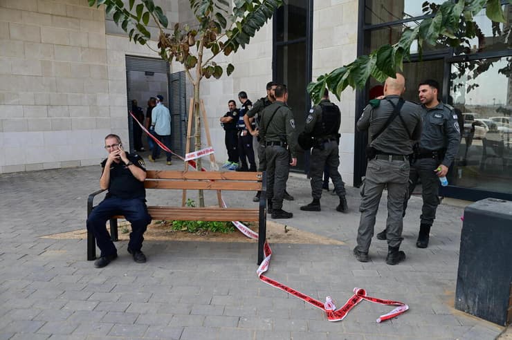זירת הדקירה בשכונת נופי בן שמן בלוד