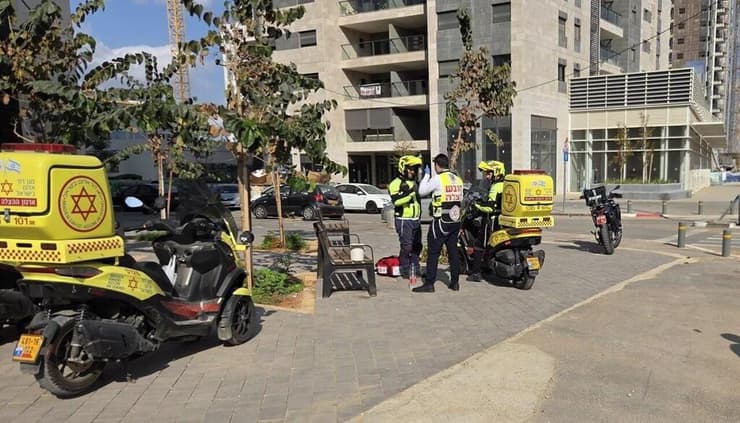 זירת הדקירה בלוד