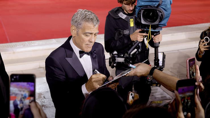 מודאג מהבינה המלאכותית. ג'ורג' קלוני (Aldara Zarraoa / Stringer, Getty Images) ג'ורג' קלוני