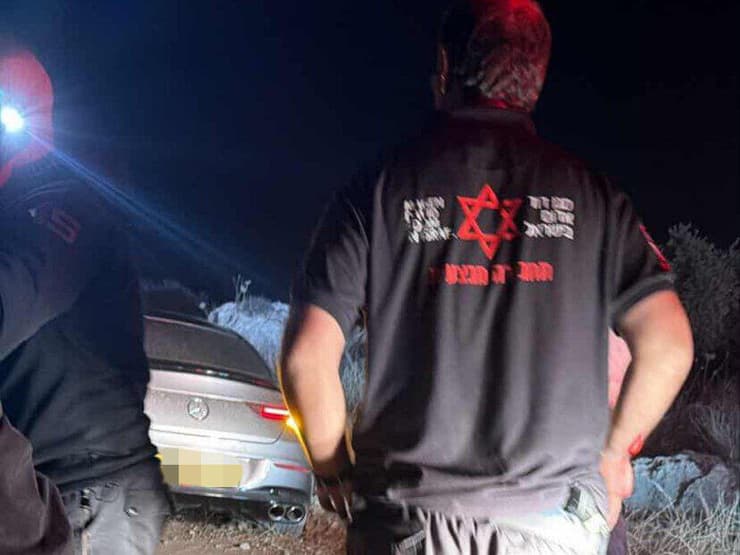 הזירה בה נמצאה הגופה של האישה