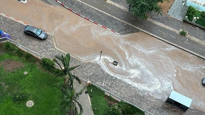 הצפות בנתניה הצפות בנתניה