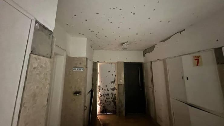 רימון רסס התפוצץ בבניין ביבנה