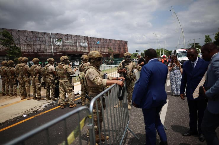 האבטחה תוגברה במקום